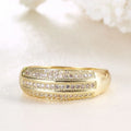 Adjustable Finger Ring Gift Sets Fashion Jewelry Wedding Engagement Diamond Gold College Simple Thumb Statement Rings