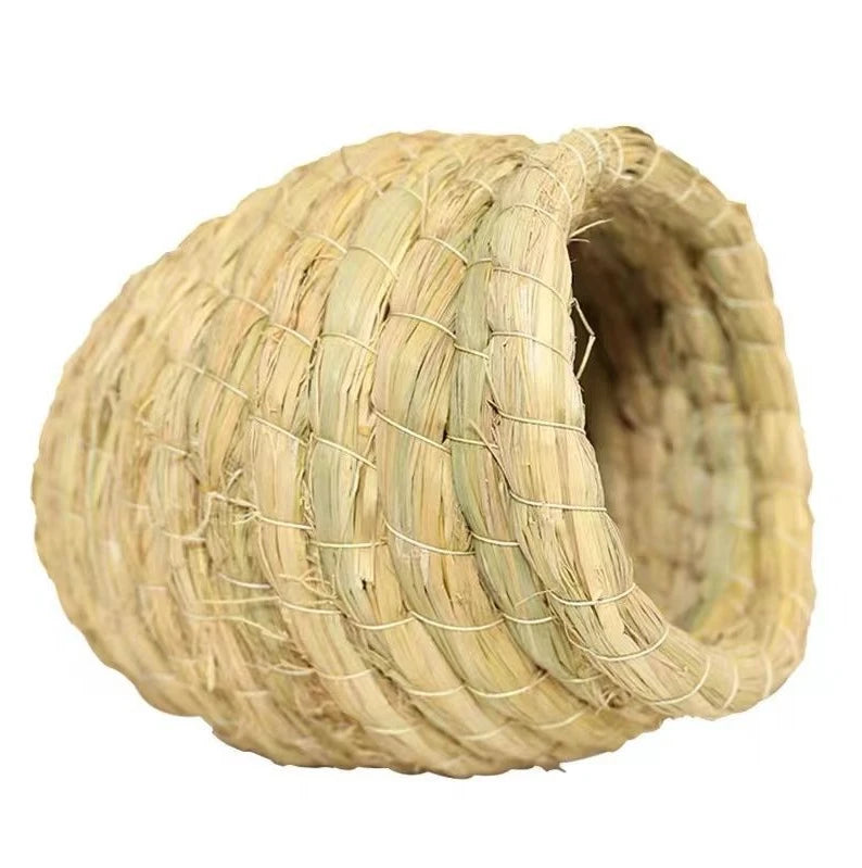 Eco-Friendly Natural Bird Nest Incubation Classic Style Straw-Woven Tunnel Type Multi-functional Warm Comfortable for Pigeons