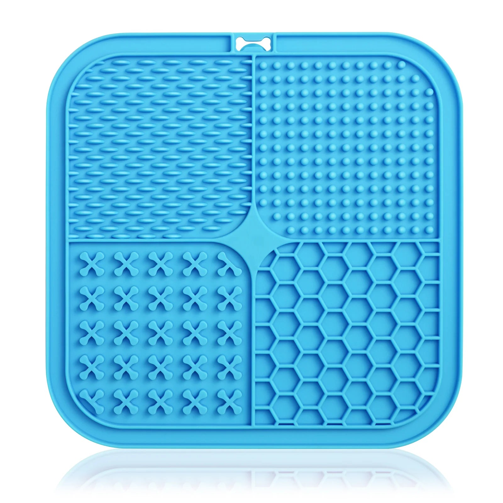 Dog Lick Mat Slow Cat Feeder Bowl Large Dog Food Plates Lick Pad Distraction  Mat Non-slip Design Silicone for Cat and Dogs