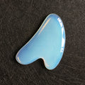 HY Real Natural Stone Heart Crystal Massage Polished Opalite Gua Sha Scraping face beauty equipment