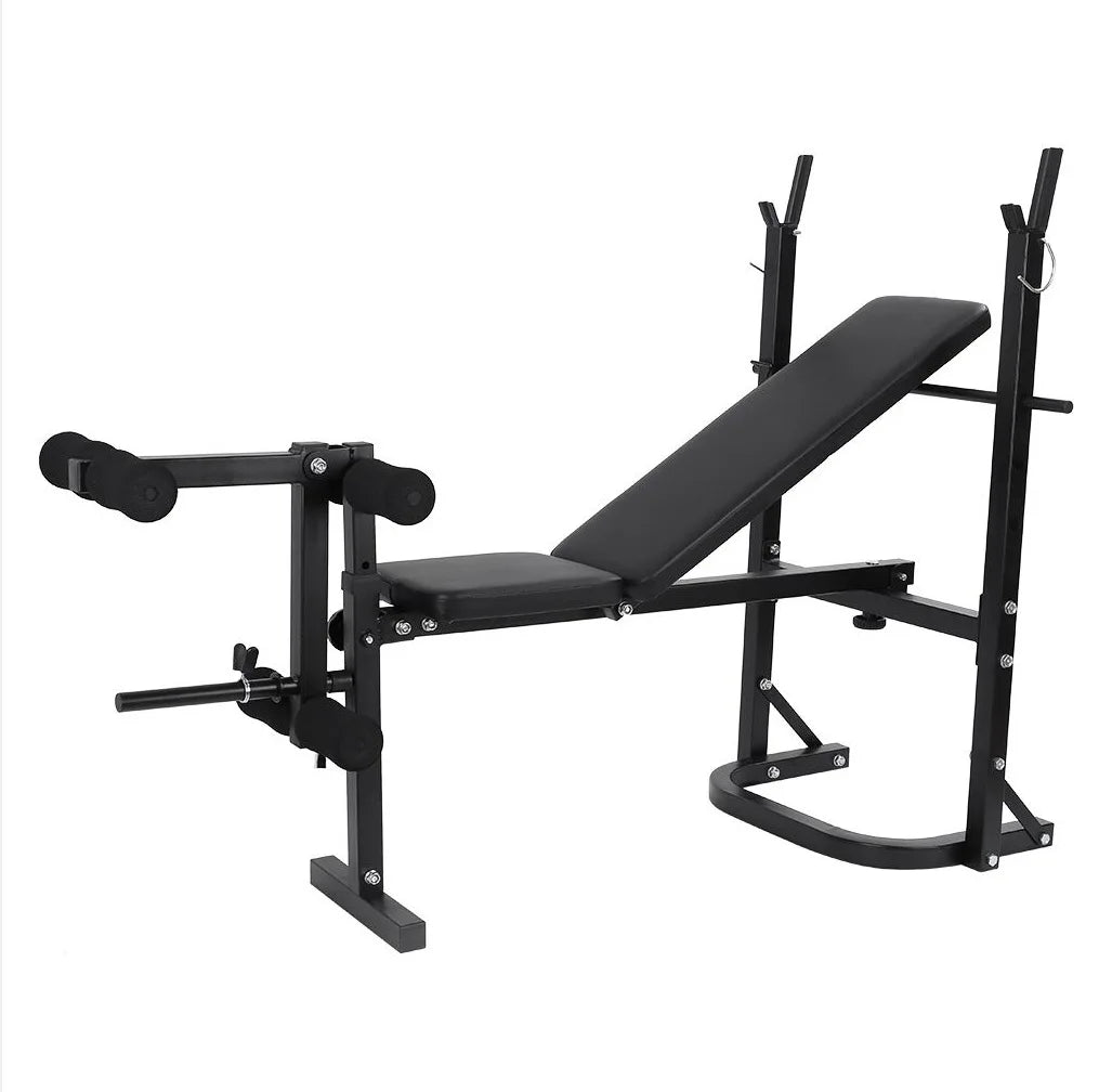 Multifunction Weight Bench Squat Rack Barbell Stand Bench Press Combination Training