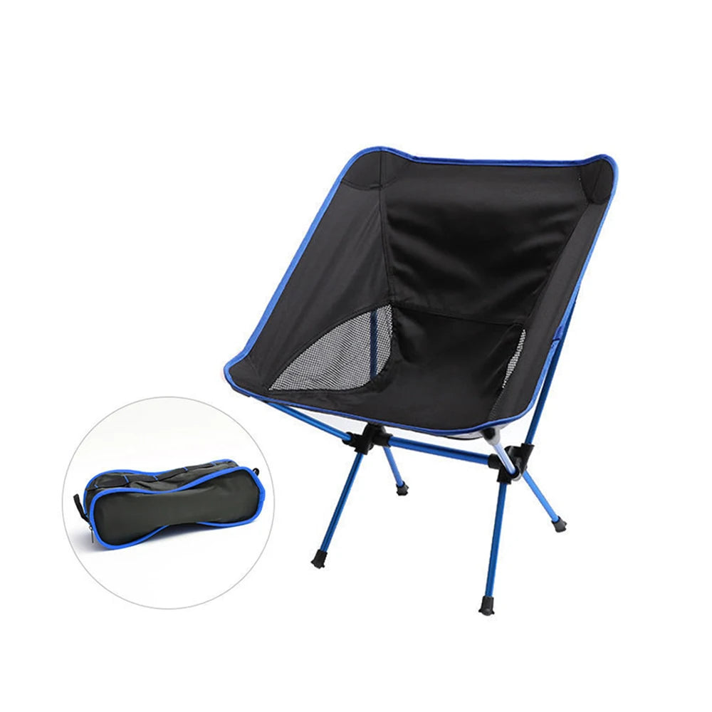Comfortable Ultralight High Load High Back Folding Camping Moon Chair Beach Chair for Outdoor Camping Bbq Beach Travel