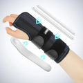 Aolikes 1688 Removable Support Wrist Brace for Sports & Wrist Sprains & Arthritis Pain Adjustable Carpal Tunnel Wrist Support