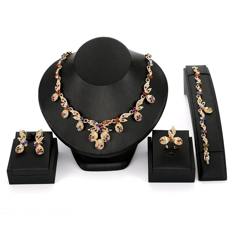 Wholesale Fashion Modern Gold Plated Irregular Design Jewelry Set 2022