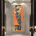 120x60cm Wall Hanging 3d Decor Painting Stereo Mural Modern Living Room Wall Art Decoration Metal Frame Wall Art