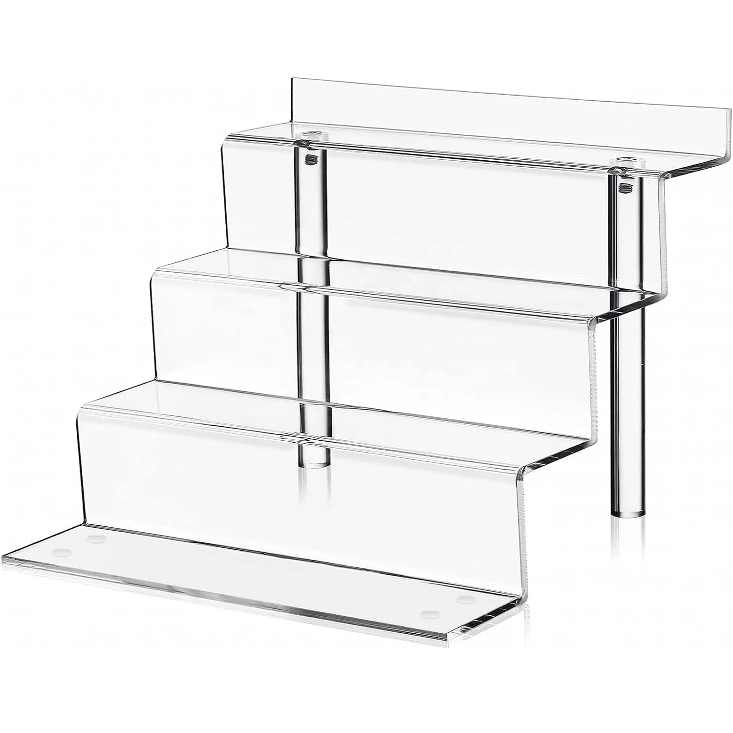4-Tier 9 Inch Acrylic Perfume Organizer Tiered Riser Display Stand for Cologne & Funko POP Acrylic Display Decoration Organizer