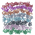 Custom Glitter Letter Height 5cm Iron on Letters Sequin Iron on Trucker Hat Patch