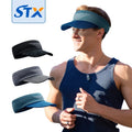 Shuntaixin Beach Elastic Band Designer Foldable Women Custom Empty Top Golf Tennis Running Sport Sun Visor Hat Cap for Adult Men
