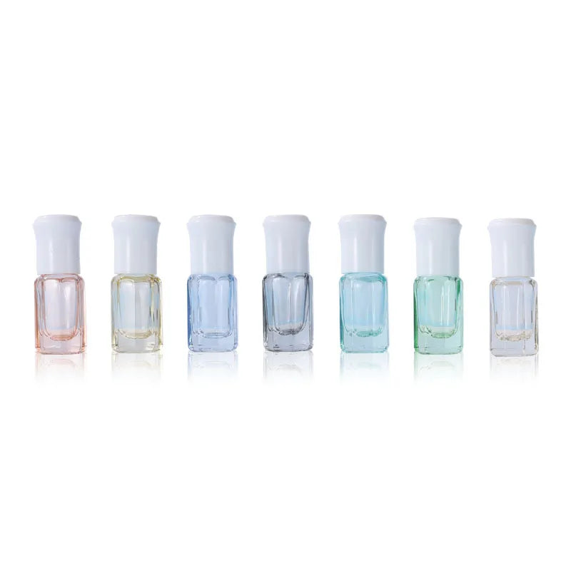 Hot Sale Small Roll on Bottle 3ml Essential Oil Bottle Luxury Sample Essential Oil Glass Roll on Bottle
