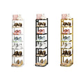 Single-Row Iron Shoe Storage Rack Vertical and Narrow Design Multilayered for Dormitory Entrance for Living Room Dining Areas