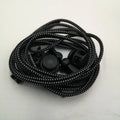 Individually Packaged Sport Style No Tie Shoe Laces Locking Elastic Cord Spool Transparent Tips 100cm Length 24 Colors Available