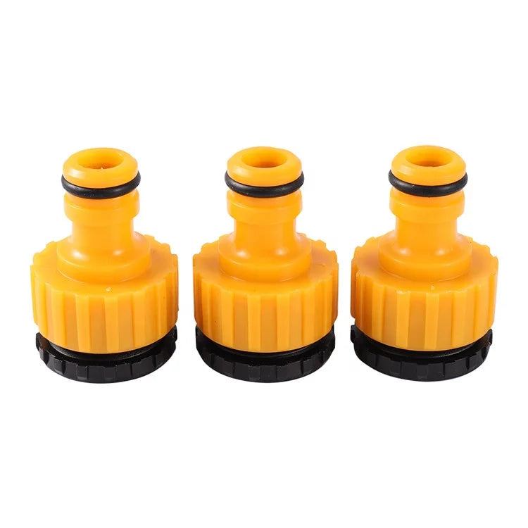 1/2 3/4 Inch Female Threaded Water Faucet Connector Coupling Adapter Water Hose Quick Connector