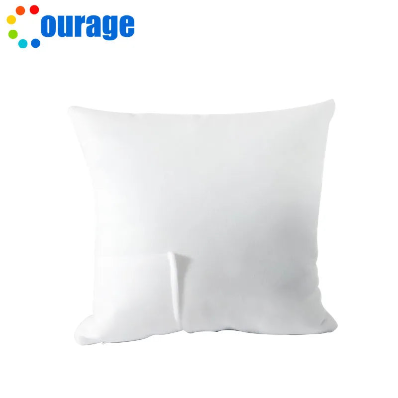 Polyester Short Plush White Kids Sublimation Tooth fairy Pillow case with Pocket