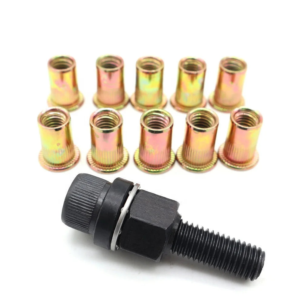 SDPSIRivet Nut Tool Hand Rivet Nut Gun Head  Simple Installation Manual Riveter Rivnut Tool Accessory for Nuts M3 M4 M5 M6 M8 M1