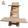 Adjustable Laptop Desk Tablet Holder Fiberboard Ergonomic Lap Desk for TV Bed Dormitory PC Notebook Wooden Standing Desk