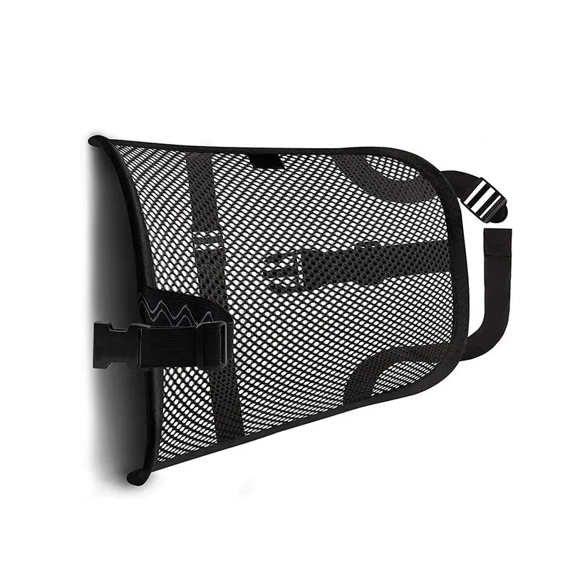 Hot Selling Office Seat Mesh Crocheted Car Lumbar Waist Support Eco-Friendly Back Rest Outdoor Chair Back Cushion Removable