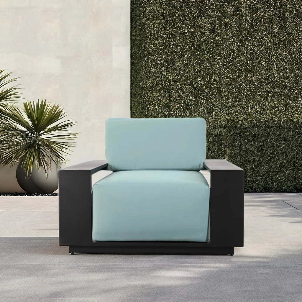 Modern Stylish Aluminum Alloy Swivel Lounge Sofa Set Living Room Outdoor Patio Garden Furniture Hotels Apartments HAO YU S8087 MegaBDM