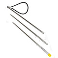Silver Color 3pcs Portable Aluminium Fishing Fork Convenient and Durable Australia Spear Fishing Pole Fish Spear Fork