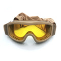 High Quality Tactical Safety Glasses Anti Fog Glasses with 3 Interchangeable Lens for Paintball Riding