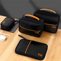 EVA Casual Style Storage Bag for Mobile Phones Tablets Headsets & Power Banks Zipper Closure Portable Protective Case Bag