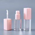 2023 Hot Selling High-quality White Square Lip Gloss Tubes 5ml Aluminum/Plastic Custom Color Cosmetic Stock Ready Ship