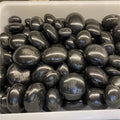 Wholesale Natural Polished Black Tourmaline Crystal Palm Stone for Decoration