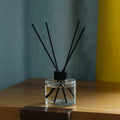 Fragrance Glass Refillable Diffuser Bottles Diffuser Jars for Home Oil Fragrance Decoration Girl Women Gift (100ML)