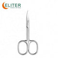 Eliter in Stock Hot Sell Stainless Steel Manicure Scissor Cuticle Scissors Professional Own Brand Nail Supplies