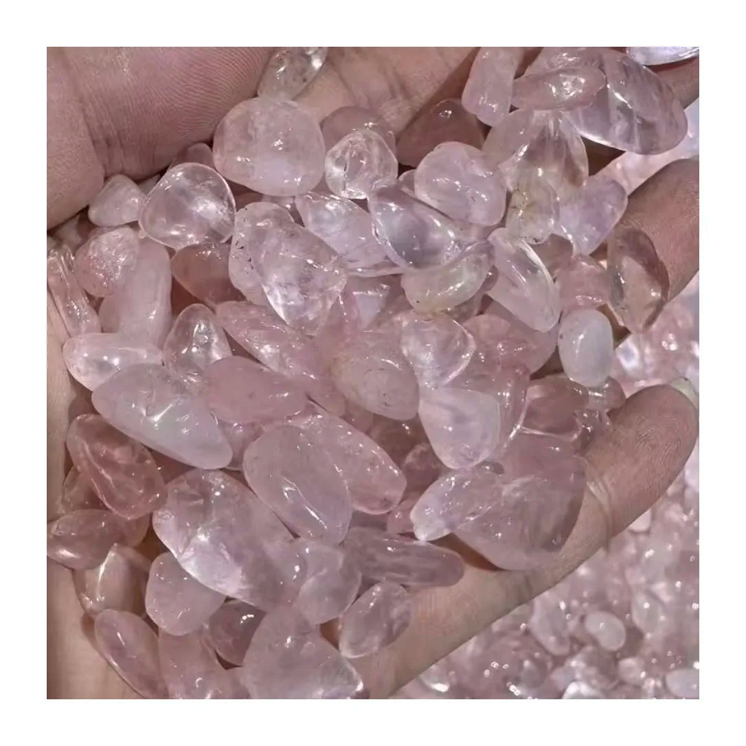 Natural Gemstone Rose Quartz Tiger Eye Crafts Healing Tumbled Stones Bulk Crystal Healing Stone Crystal Chips Crystal Gravel