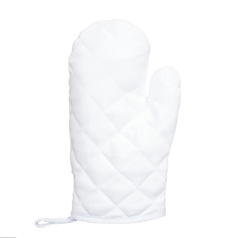 Customizable Cotton BBQ Kitchen Oven Mitt Sets for Baking and Cooking Blank Mitts