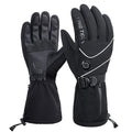 Winter Riding Fever Motorcycle Ski Gloves Electric Heating and Thicken Warming Gloves with Charging Features