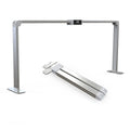 Salon Beauty LED Table Lamp for Manicure Square Foldable Eyelash Lamp Portable LED UV Nail Lighting Table Lamp With LCD Display