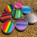 Private Label Custom Vegan High Pigment Eye Shadow Palette Neon Pastel Eye Liner Water Activated Eyeliner Palette Wholesale