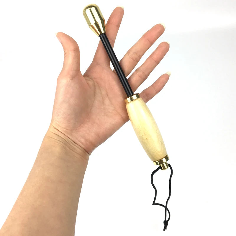 Stock Aluminum Fishing Priest Alloy Fish Hammer Knock Fish Stick for Ice Fishing Bat