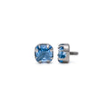 Fashionable Square Jewel Top Body for Children Internally Threaded Titanium Corner Prong-Set Zircon for Weddings Engagements