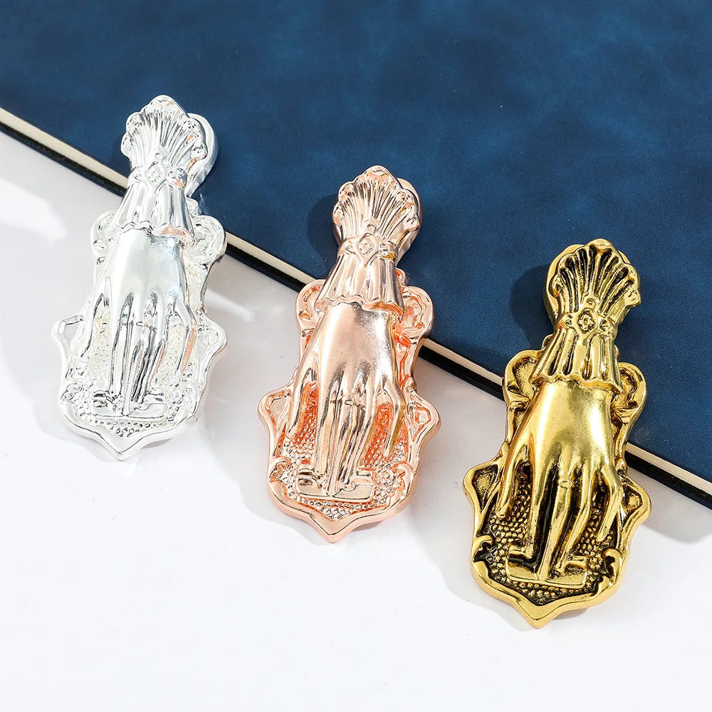 Noblewoman's Hand Vintage Handbook Clip Hand Shaped Bookmark Noblewoman's Hand Metal  Sleeve Posing Clip