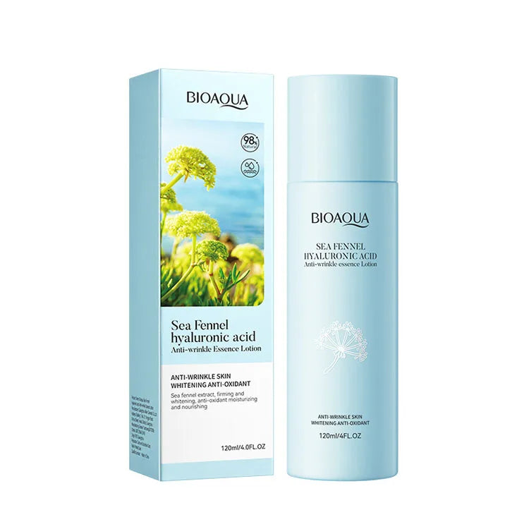 BIOAOUA Moisturizing Skin Sea Fennel Hyaluronic Acid Anti-wrinkle Skin Care Toner and Lotion