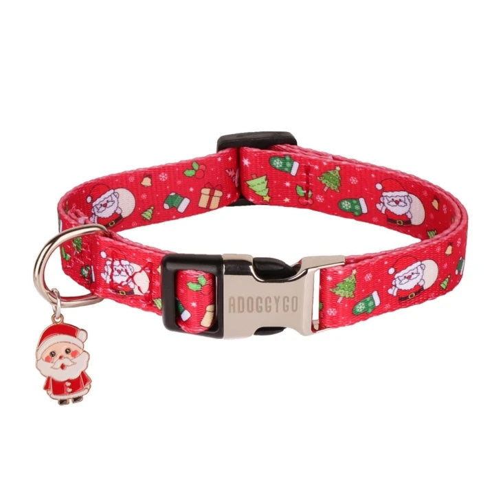 Adjustable Dog Christmas Collars for Small Medium Large Dogs Pets