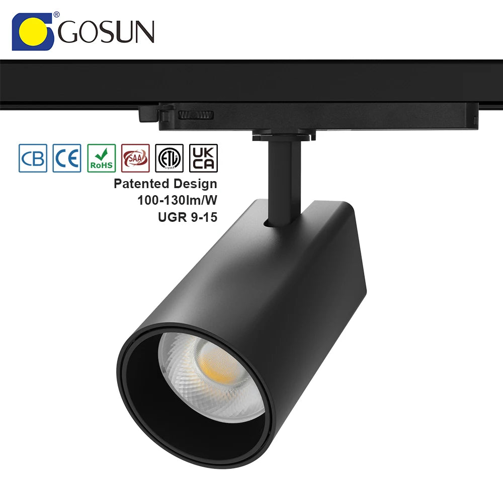 NEW Product Fashion Shape 15-36W Led Track Light With 5-year Warranty Track Spotlight