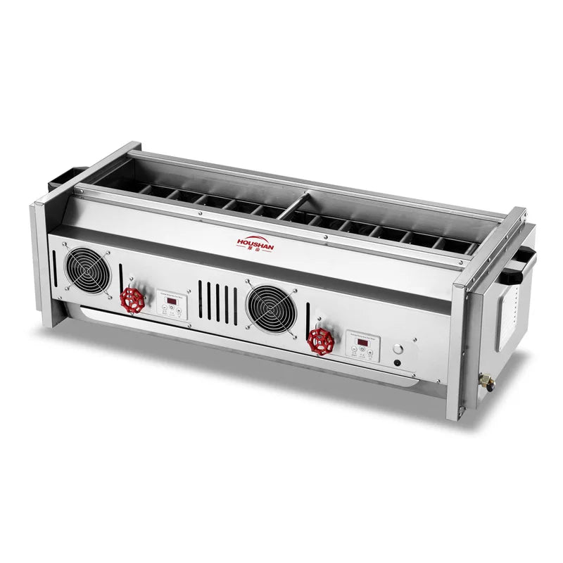 A8 2 Controls 90cm  Commercial Use Stainless Steel Gas BBQ Grill for Natural Gas or LPG