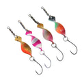 Twisted Metal Trout Fishing Spoon Lures Jigging Baits 2.8g 4g Artificial Spinner Hard Baits for Trout Bass