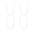 Joolim 925 Sterling Silver Dainty Zirconia Pendant 26 Letters Alphabet Choker Necklace Wholesale Jewelry