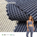 Oeko-Tex Standard 100 Combed Heavyweight Waffle Organic Cotton Weft Knit Breathable Fabric for Girls & Boys Waffle Blanket