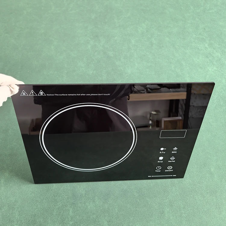 High Impact Resistance Microcrystalline Glass Panel Heat Resistant Induction Cooker Ceramic Glass
