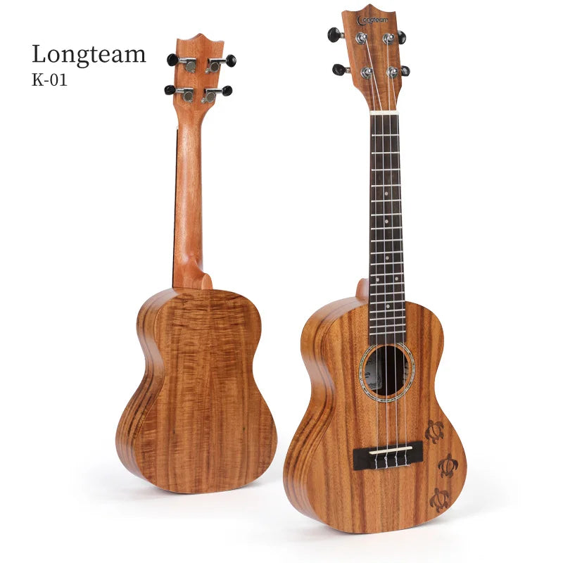 23 24" Koa Body Ukulele Plywood Hawaii Style Concert Ukulele