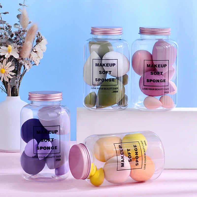 Makeup Mixer Schwamm Amazing Beauty Make up Sponge Blender Ball for Face Foundation With Transparent Drift Bottle