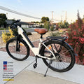 EU Warehouse CS20 VOMO Skinny Spining Bike Factory Direct Price Skinny Ebike Step Through Electric Bike Skinny Tire Ebike 250w MegaBDM