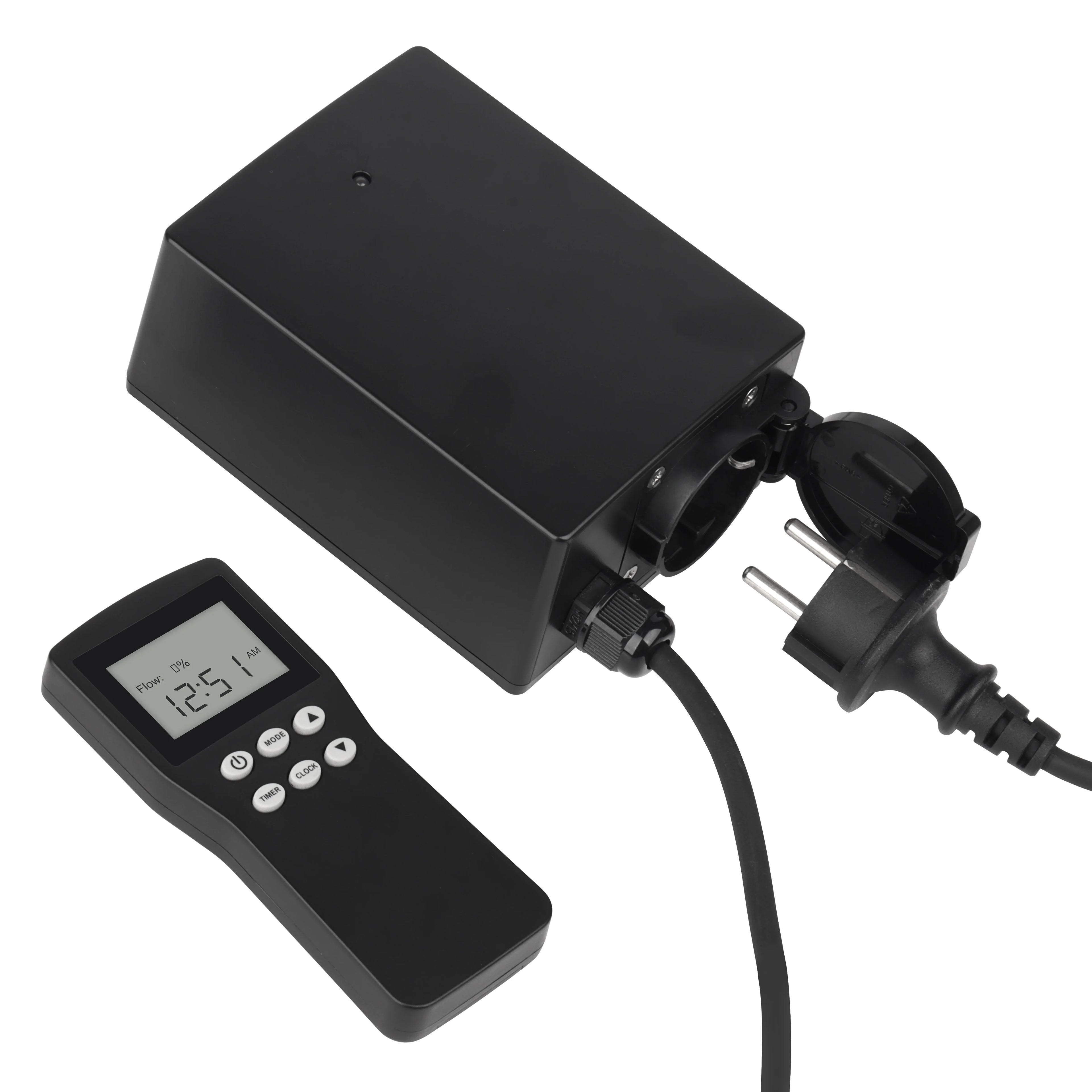 Heto 220V 60Hz Remote Control Pond Water Pump Flow Controller Adjustable Asynchronous Pump with High Pressure European Standard