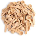 Tailai Mini Measuring Coffee Teaspoon Small Spoon Wooden Scoop Solid Wood Teaspoon Tailai Tea Spice Rice Bamboo Beech Wood Party