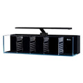 Wholesale Super White Fighting Fish Glass Aquarium Multi-compartment Isolated Post-filter Small ECO Fighting Fish Aquarium